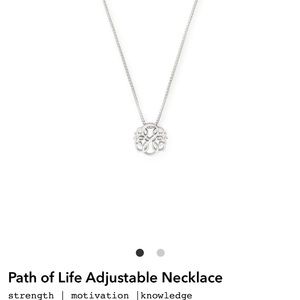 Alex and ani sterling path of life necklace